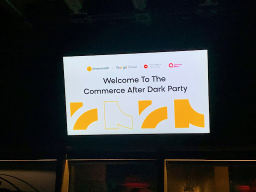 Commerce After Dark sign
